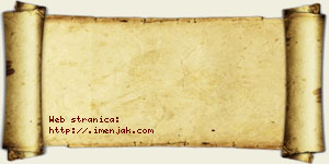 Jovana Aranđelović vizit kartica